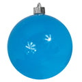 Christmas By Krebs Ornament, Commercial Shatterproof UV Resistant Plastic Christmas Ball Decoration (Pool Blue, 6 inch (150mm))