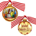 3 1/4" Collectable Bible Hero Glass Ornament Made in USA | Hugs Special Occasions Keepsake Gifts |  (Bible Hero Solomon)