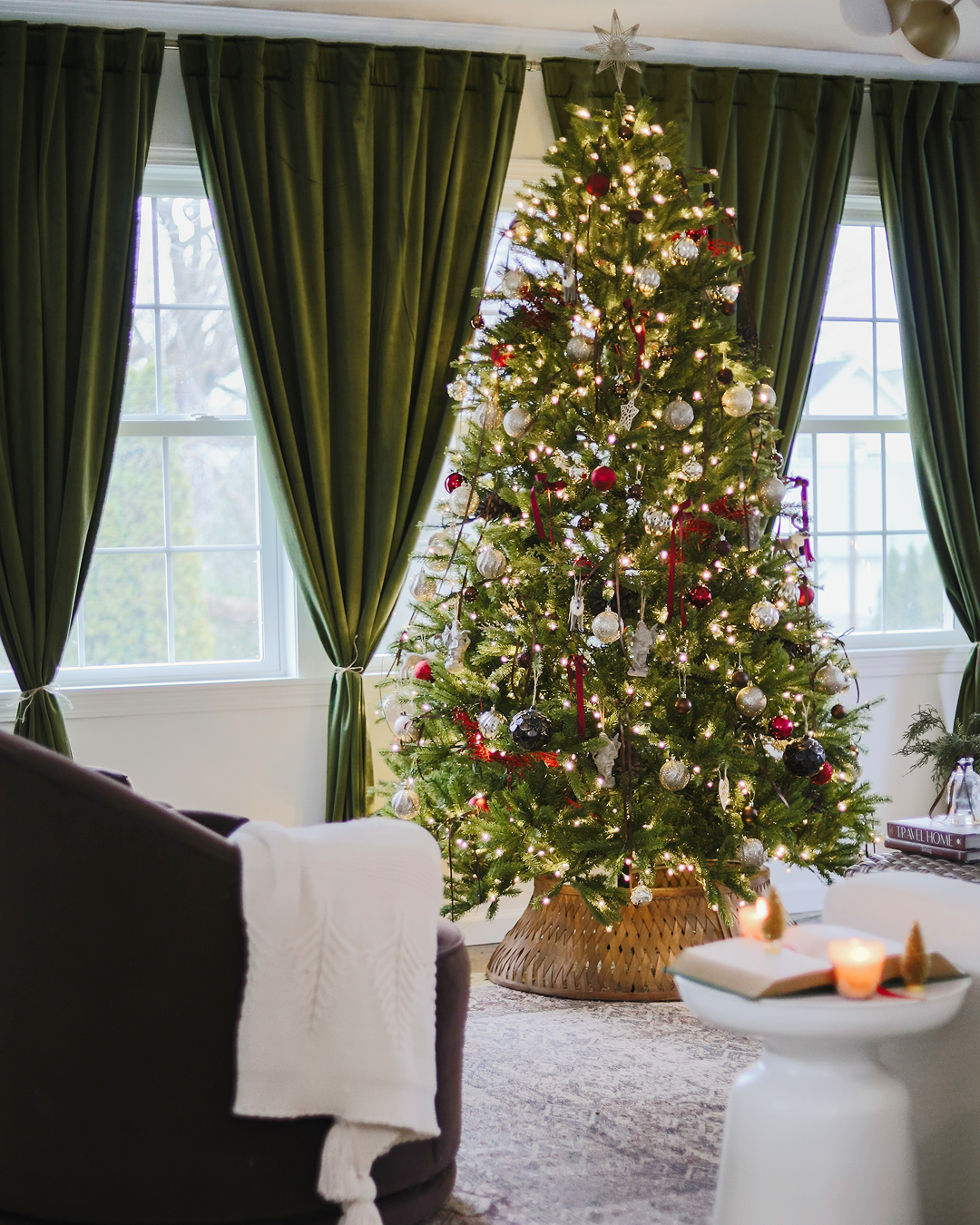 7.5' King Fraser Fir Artificial Christmas Tree Unlit