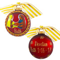 3 1/4" Collectable Bible Hero Glass Ornament Made in USA | Hugs Special Occasions Keepsake Gifts |  (Bible Hero Ruth)