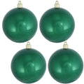 Christmas By Krebs Ornament, Large Commercial Grade Indoor and Outdoor Shatterproof Plastic, UV and Water Resistant Ball Ornament Decorations (Shiny Blarney Green, 4 3/4 inch (120mm))