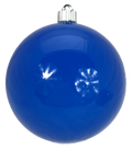 Christmas By Krebs Ornament, Commercial Shatterproof UV Resistant Plastic Christmas Ball Decoration (Ocean Blue, 6 inch (150mm))