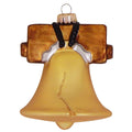 Christmas By Krebs Blown Glass  Collectible Tree Ornaments  (4" Liberty Bell)