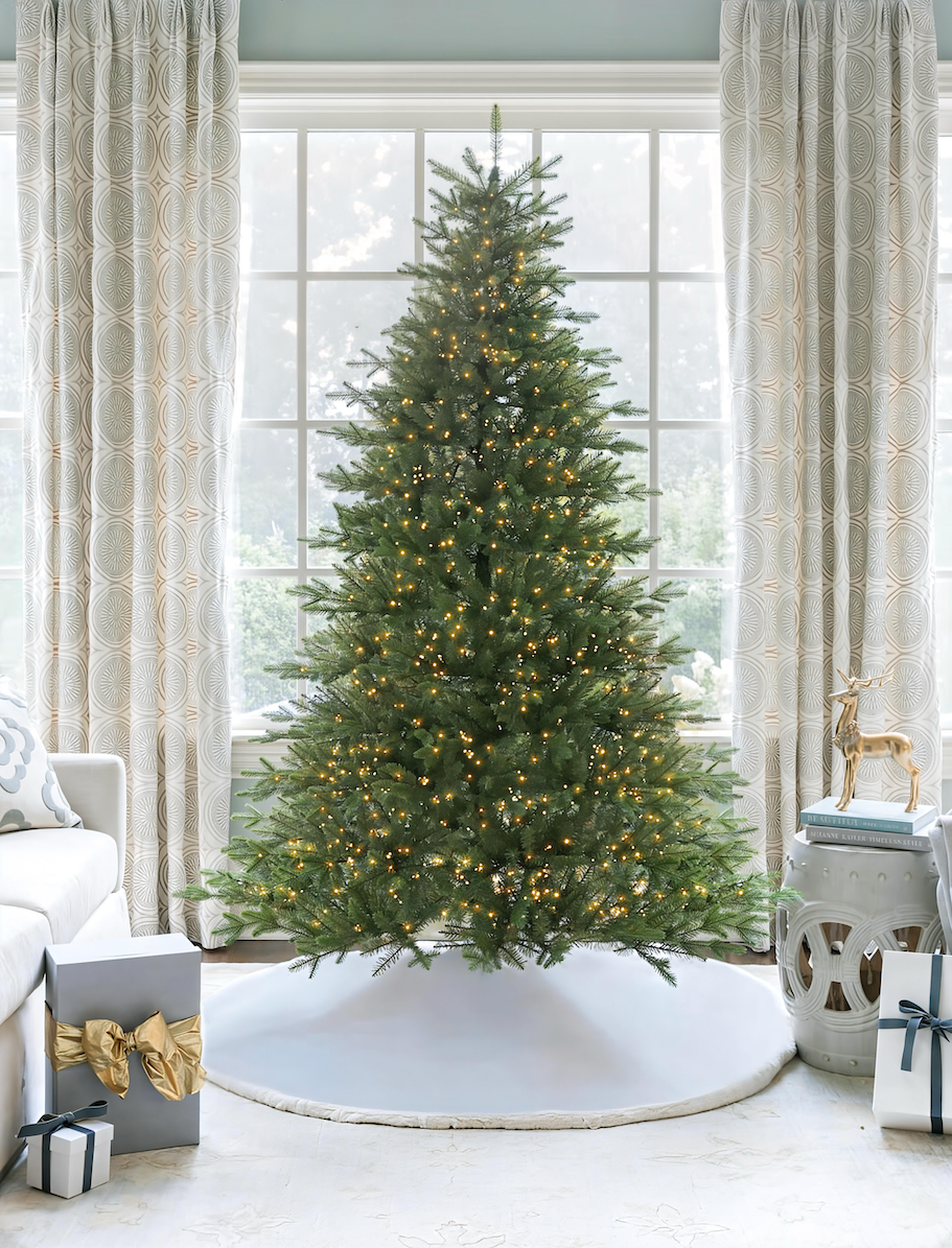 7.5' Alpine Fir Artificial Christmas Tree 2500 Lux LED Lights