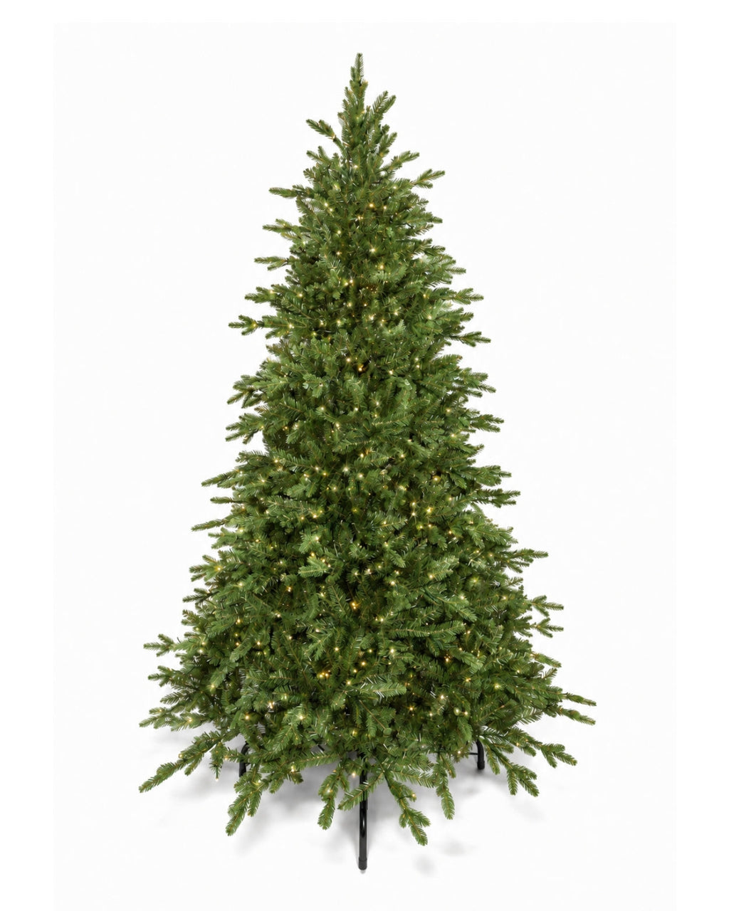 9' Alpine Fir Artificial Christmas Tree 1100 Warm White LED Lights