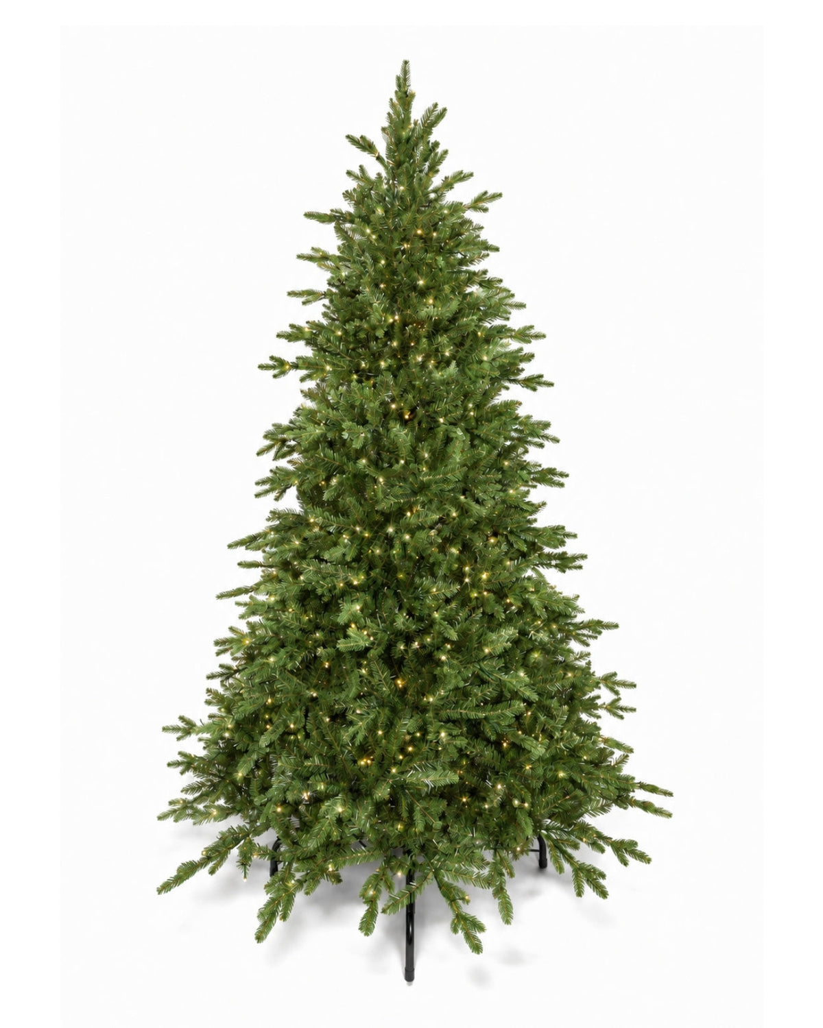 9' Alpine Fir Artificial Christmas Tree 1100 Warm White LED Lights