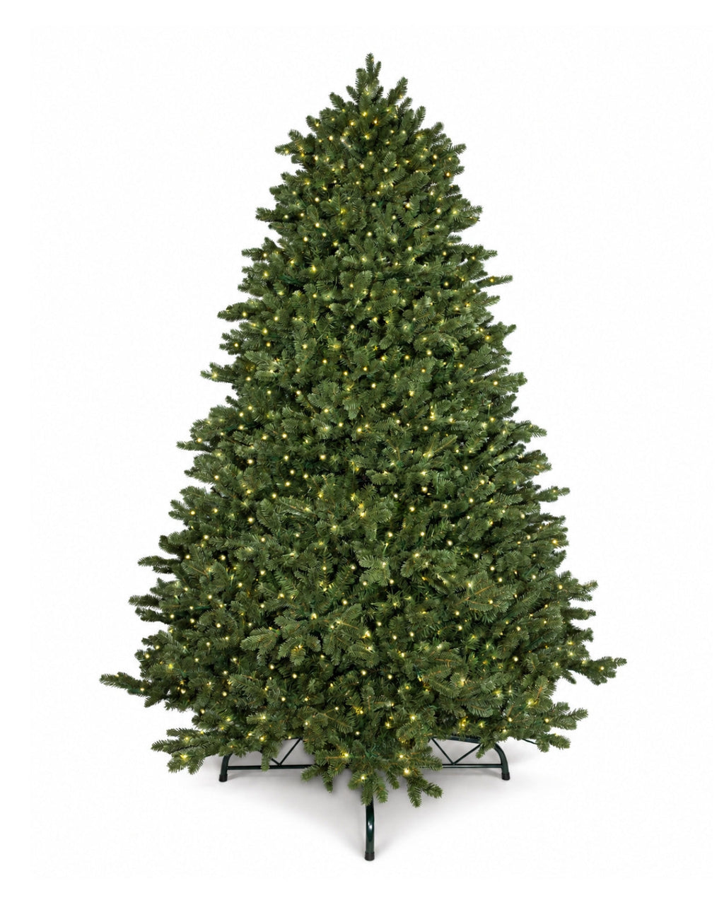 7.5' Aspen Fir Tree with 1400 Warm White & Multi-Color LED Lights