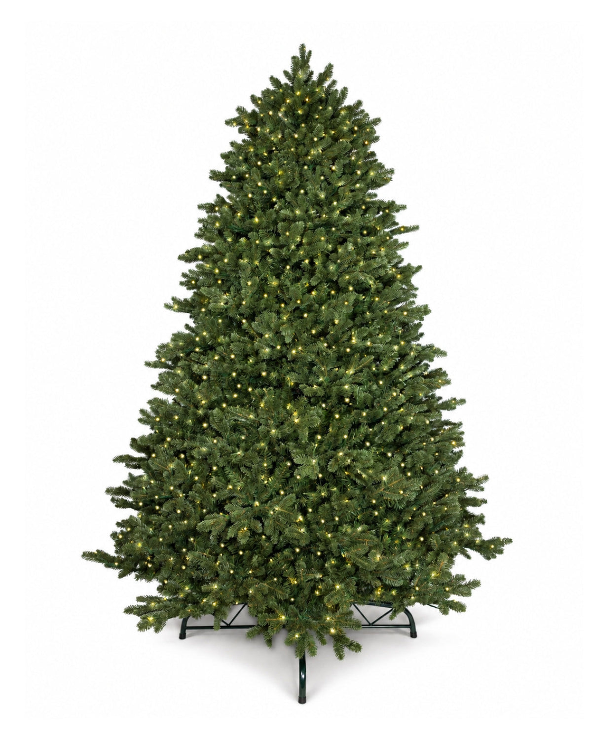 9' Aspen Fir Tree with 2000 Warm White & Multi-Color LED Lights