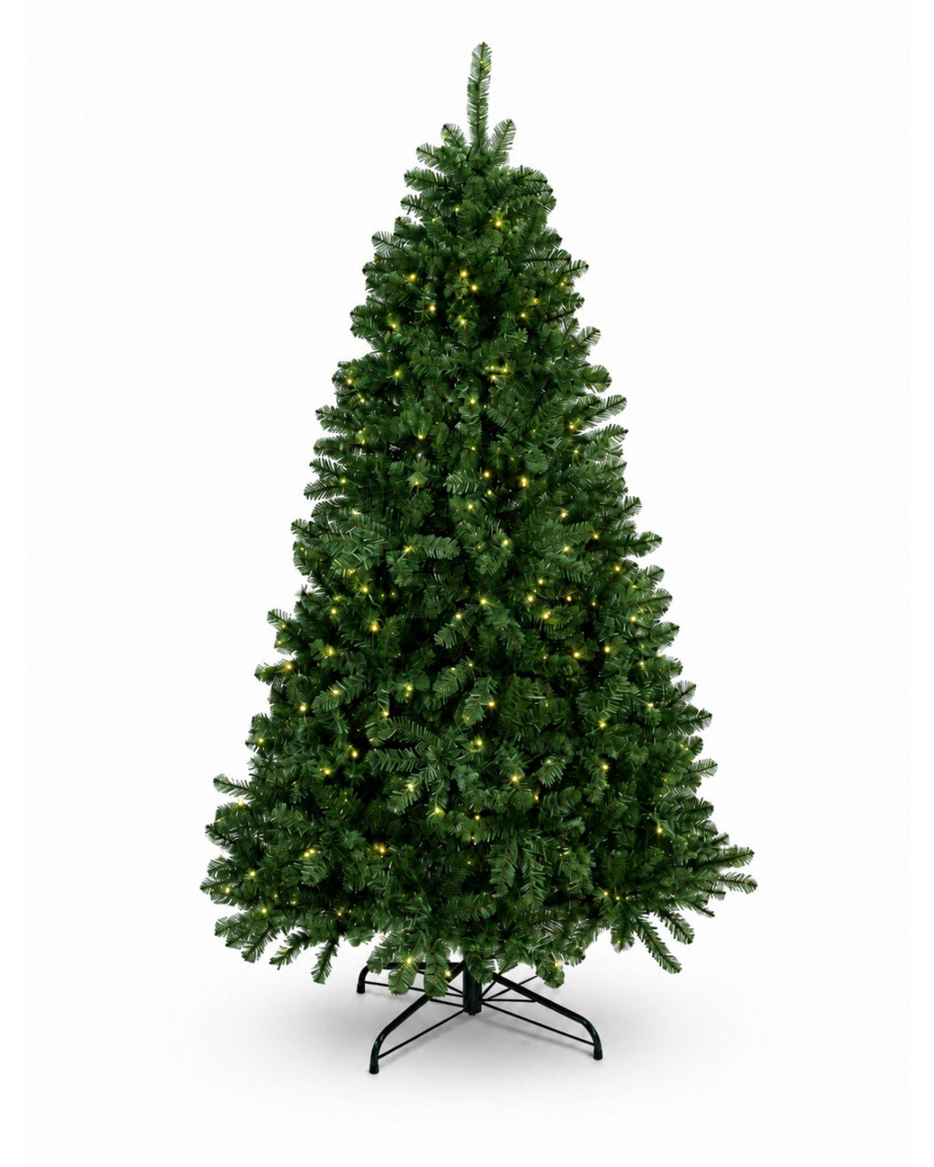 7' Hancock Spruce Artificial Christmas Tree 450 Warm White LED Lights
