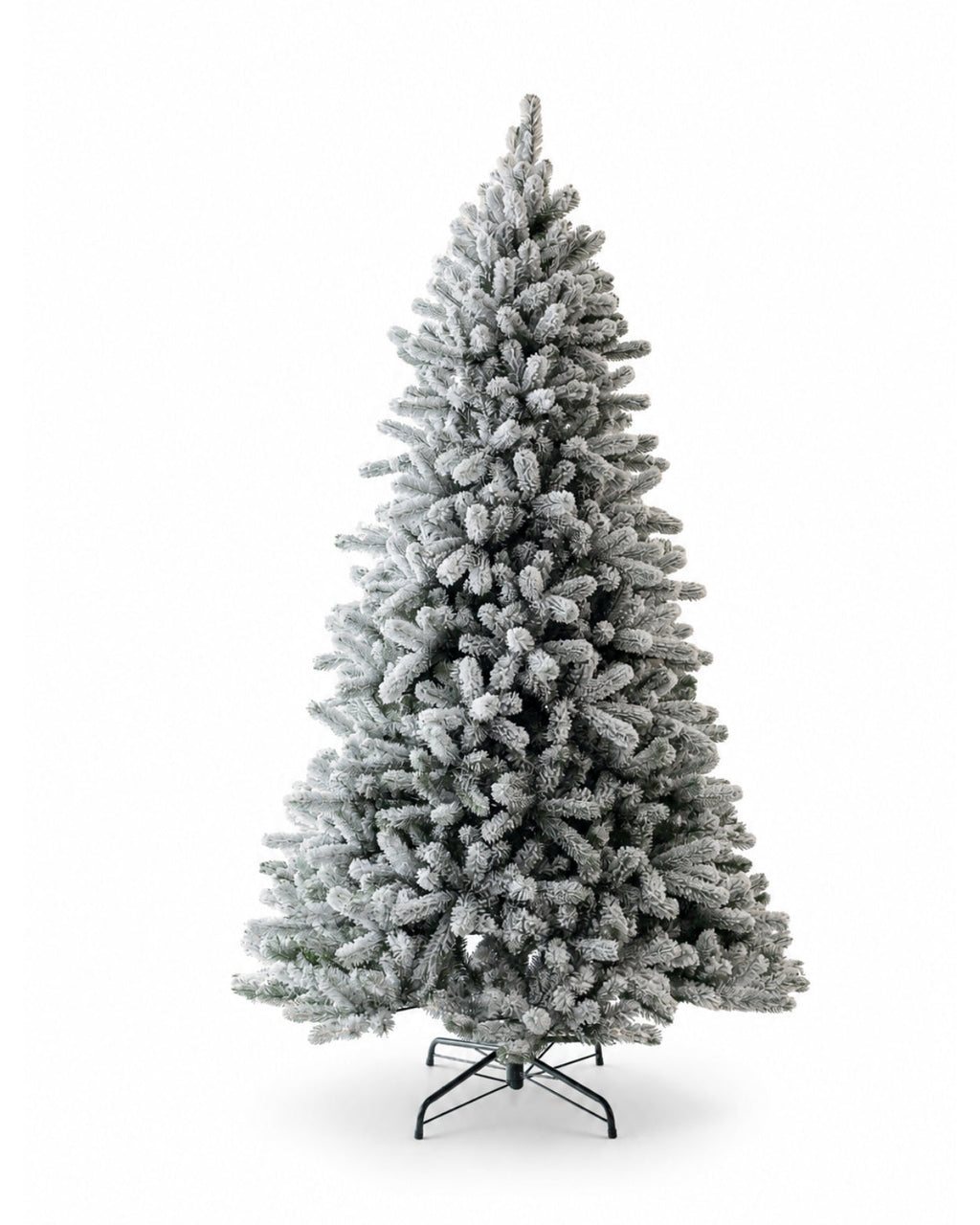 6.5' King Flock® Artificial Christmas Tree Unlit