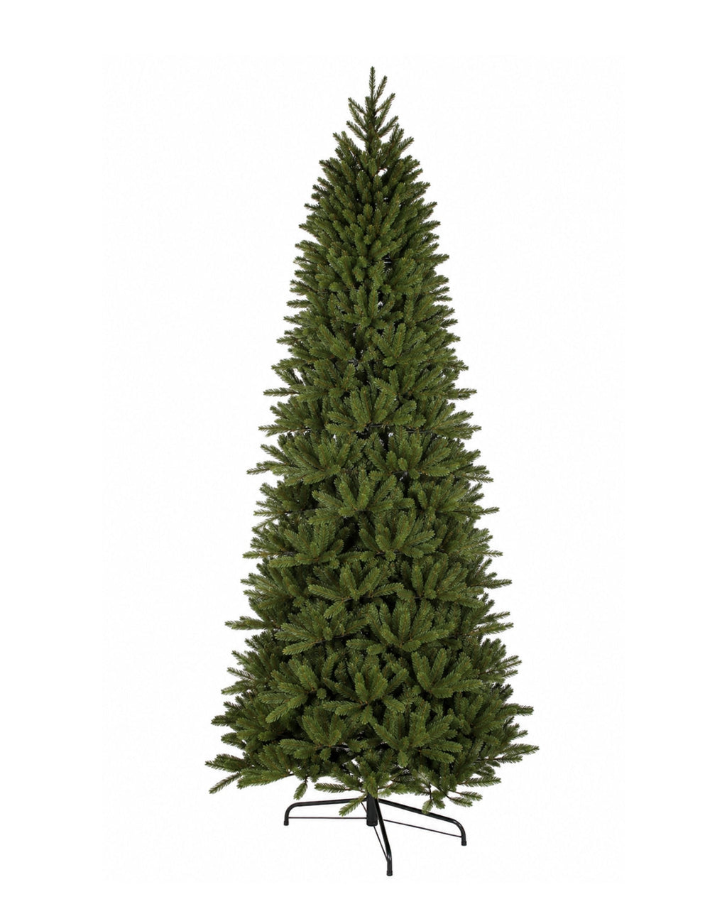 9' King Fraser Fir Slim Artificial Christmas Tree with 900 Warm White & Multi-Color LED Lights