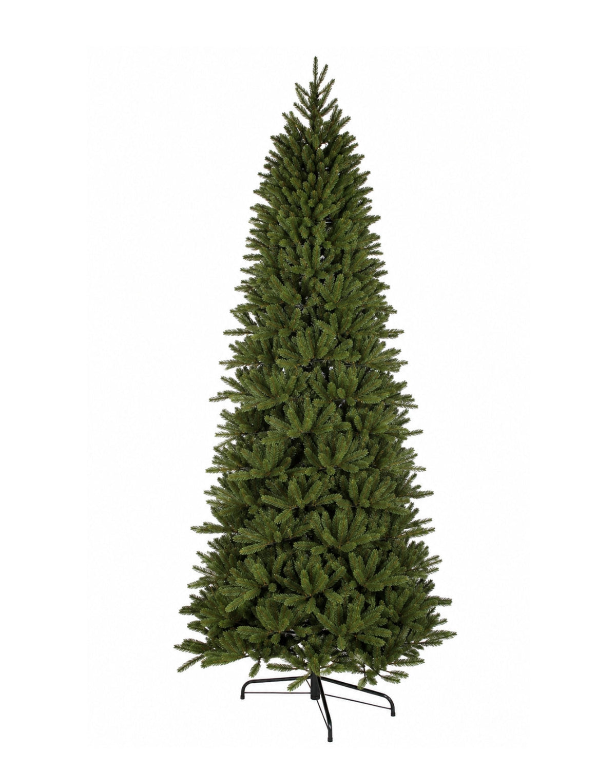 6.5' King Fraser Fir Slim Artificial Christmas Tree with 600 Warm White LED Lights
