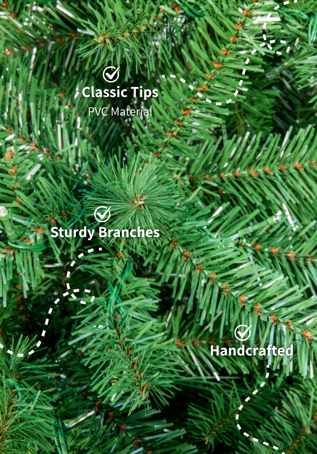 9' Hancock Spruce Artificial Christmas Tree 750 Warm White LED Lights