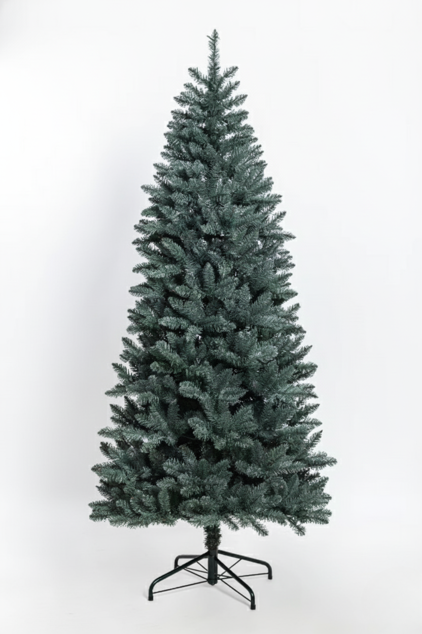 9' Tribeca Blue Spruce Slim Artificial Christmas Tree Unlit