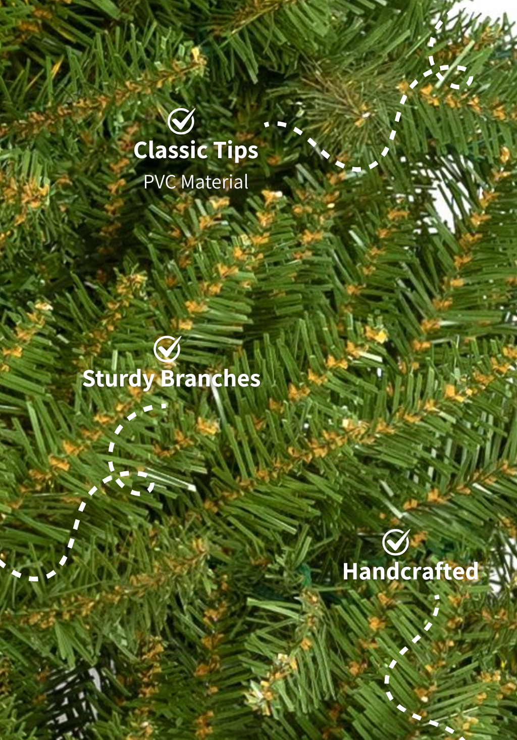 9' Yorkshire Fir Slim Artificial Christmas Tree Unlit