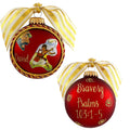 3 1/4" Collectable Bible Hero Glass Ornament Made in USA | Hugs Special Occasions Keepsake Gifts |  (Bible Hero David)