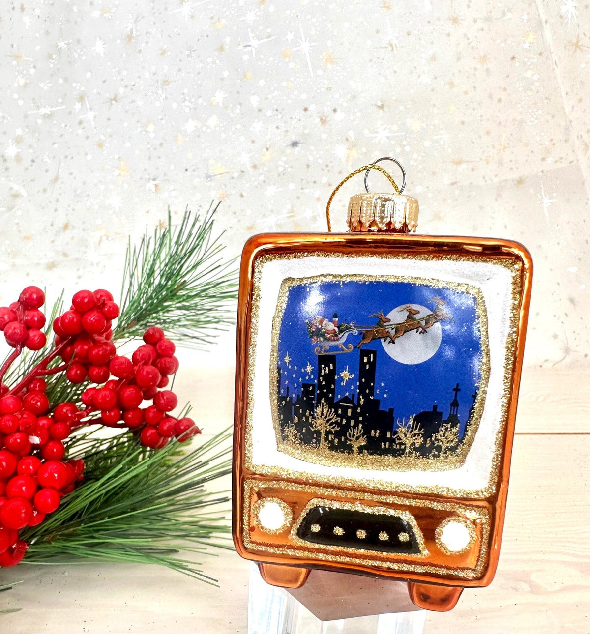 Christmas By Krebs Blown Glass  Collectible Tree Ornaments