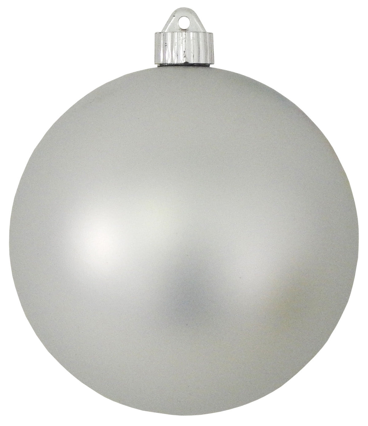 Christmas By Krebs 3 1/4" (80mm) Dove Gray Silver [8 Pieces] Solid Commercial Grade Indoor and Outdoor Shatterproof Plastic, UV and Water Resistant Ball Ornament Decorations