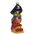 Christmas By Krebs Blown Glass  Collectible Tree Ornaments  (4 3/4" Pirate Parrot)